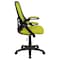 Flash Furniture Office Chair, Mesh, Green HL-0016-1-BK-GN-GG - alternate 8